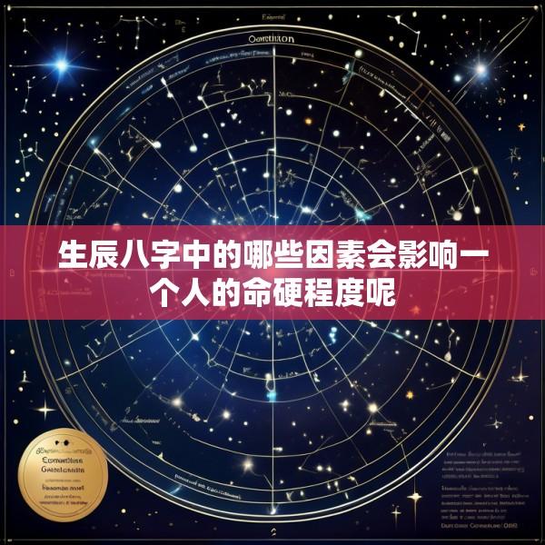 生辰八字中的哪些因素会影响一个人的命硬程度呢