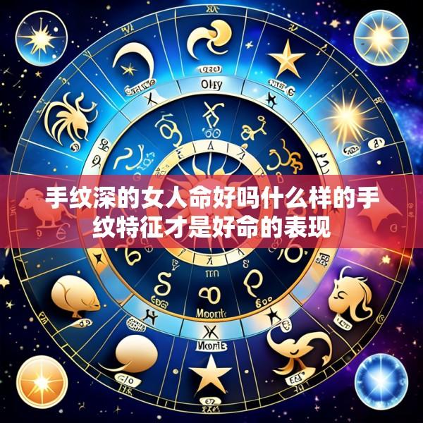 手纹深的女人命好吗什么样的手纹特征才是好命的表现