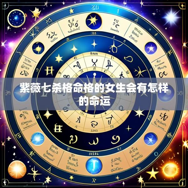 紫薇七杀格命格的女生会有怎样的命运