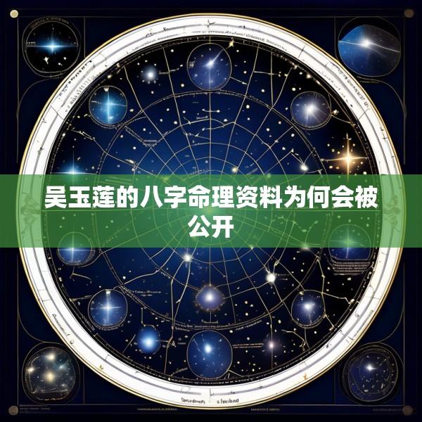 吴玉莲的八字命理资料为何会被公开