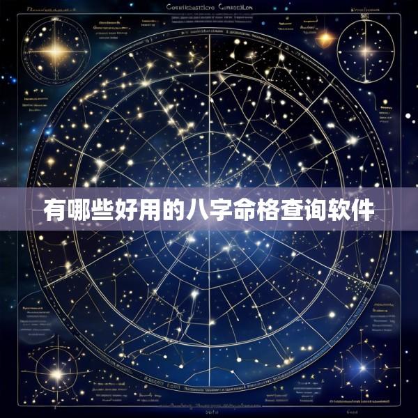 有哪些好用的八字命格查询软件