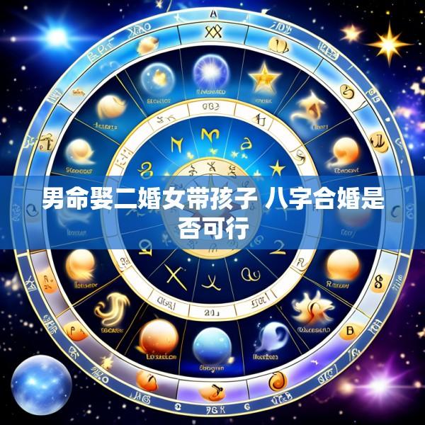 男命娶二婚女带孩子 八字合婚是否可行