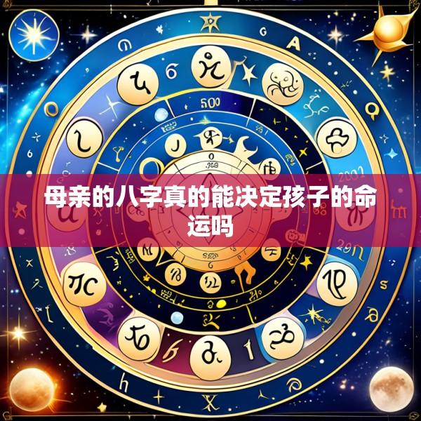 母亲的八字真的能决定孩子的命运吗