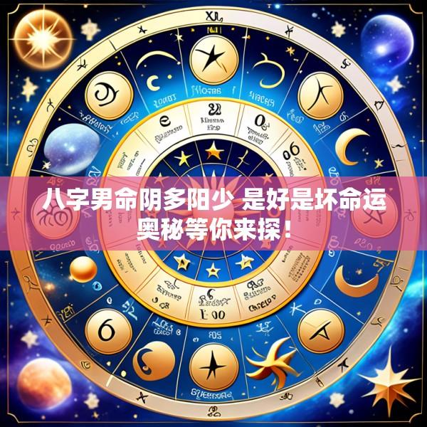 八字男命阴多阳少 是好是坏命运奥秘等你来探！