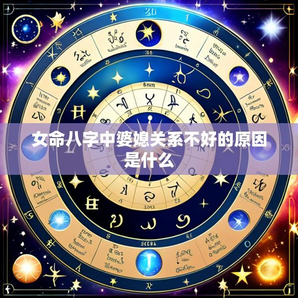 女命八字中婆媳关系不好的原因是什么