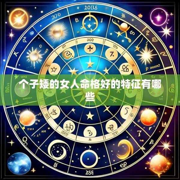 个子矮的女人命格好的特征有哪些