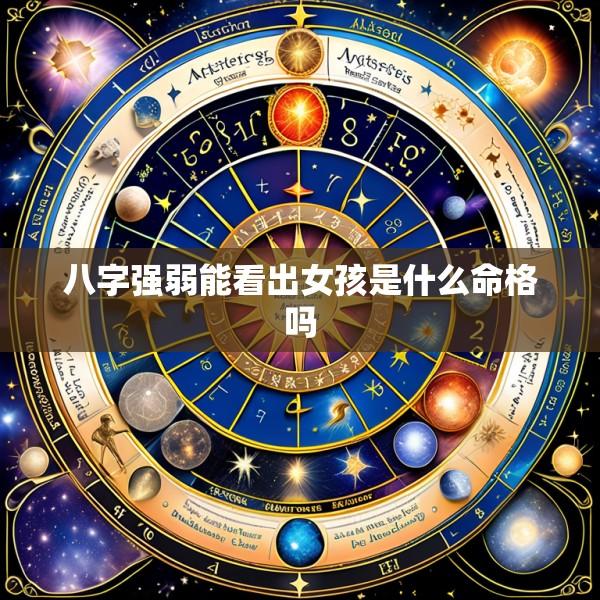 八字强弱能看出女孩是什么命格吗