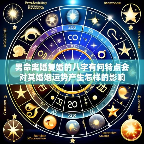 男命离婚复婚的八字有何特点会对其婚姻运势产生怎样的影响