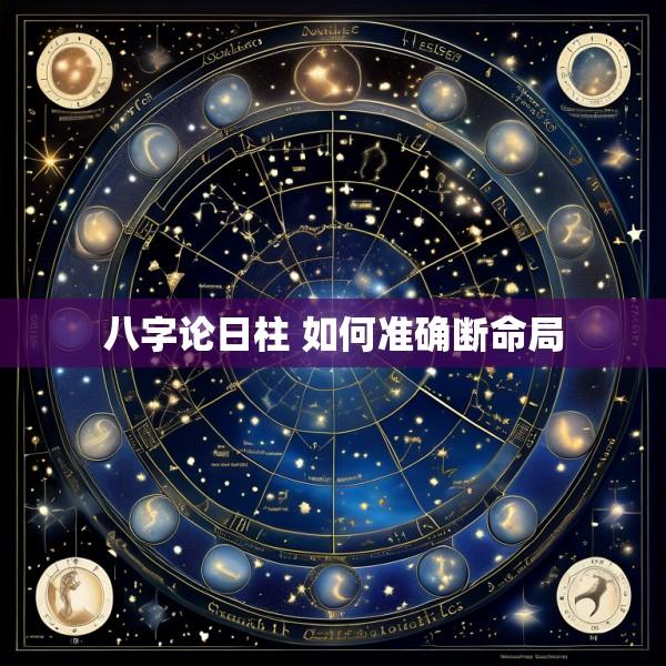 八字论日柱 如何准确断命局