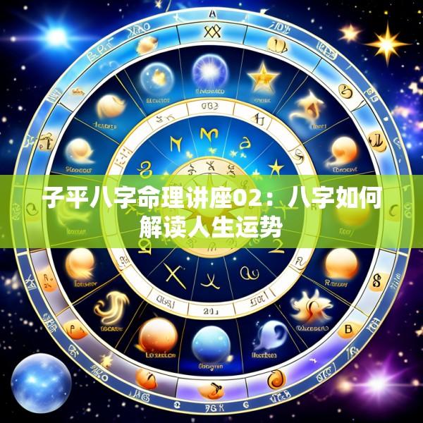子平八字命理讲座02：八字如何解读人生运势