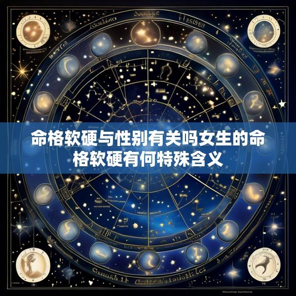 命格软硬与性别有关吗女生的命格软硬有何特殊含义