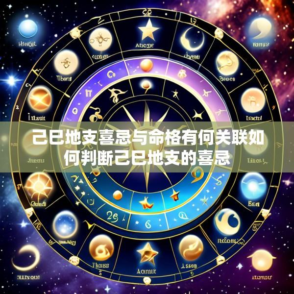 己巳地支喜忌与命格有何关联如何判断己巳地支的喜忌