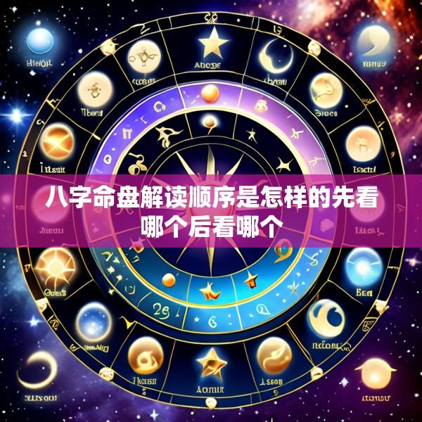 八字命盘解读顺序是怎样的先看哪个后看哪个