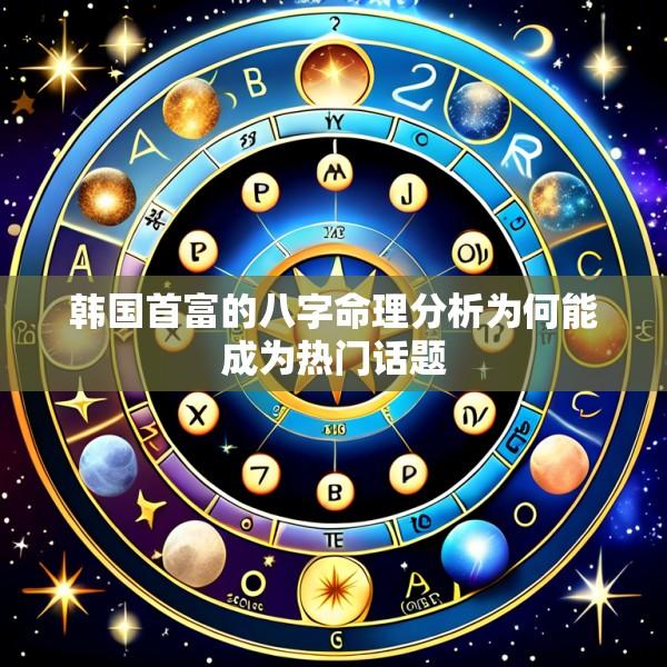 韩国首富的八字命理分析为何能成为热门话题