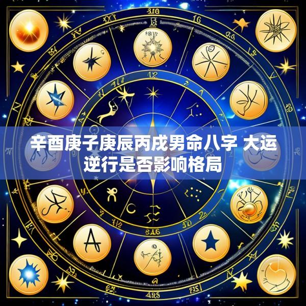 辛酉庚子庚辰丙戌男命八字 大运逆行是否影响格局