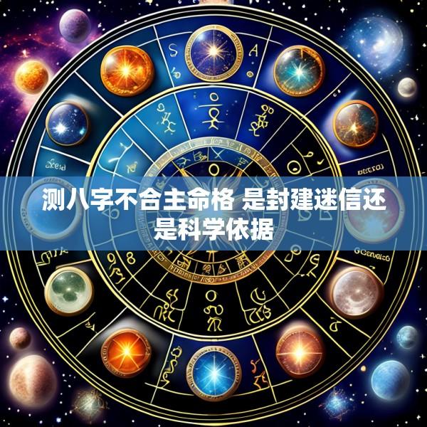 测八字不合主命格 是封建迷信还是科学依据