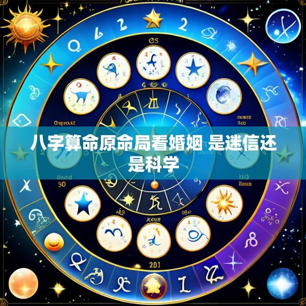 八字算命原命局看婚姻 是迷信还是科学