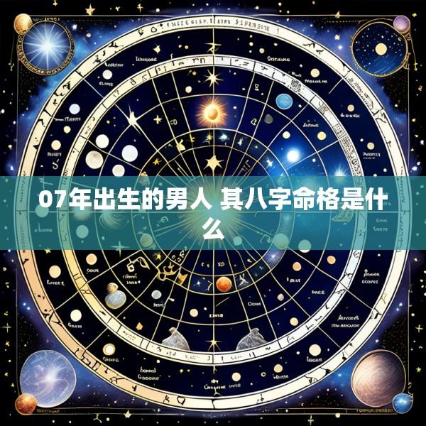 07年出生的男人 其八字命格是什么