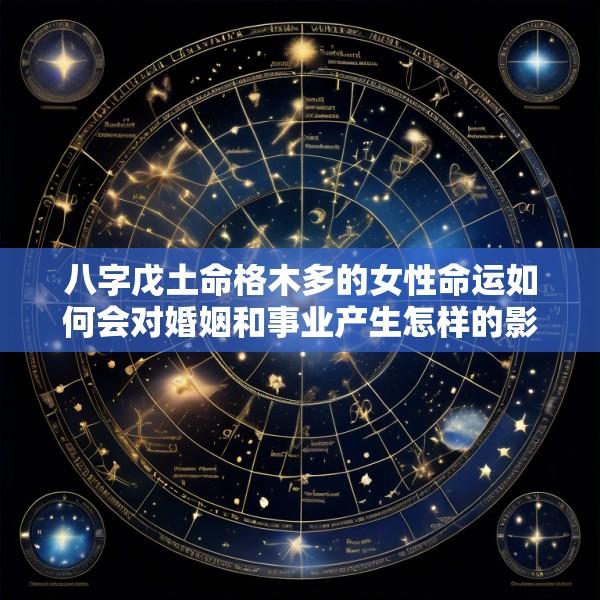 八字戊土命格木多的女性命运如何会对婚姻和事业产生怎样的影响
