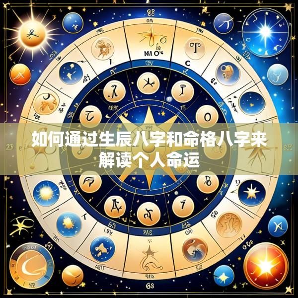 如何通过生辰八字和命格八字来解读个人命运