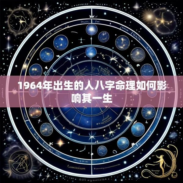 1964年出生的人八字命理如何影响其一生