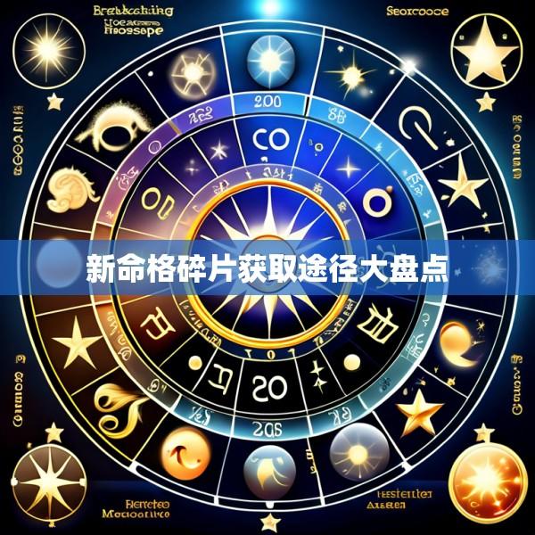 新命格碎片获取途径大盘点