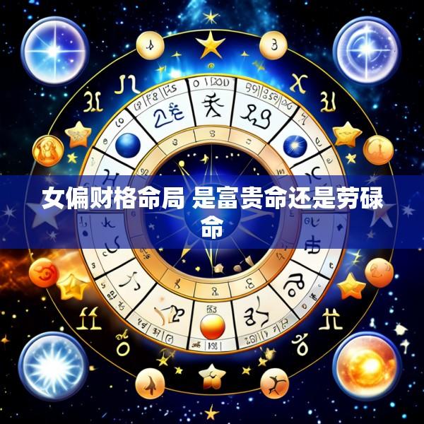 女偏财格命局 是富贵命还是劳碌命