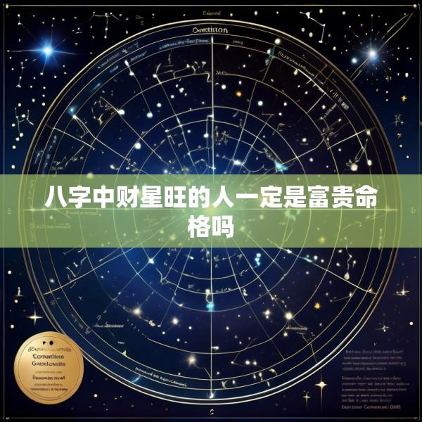 八字中财星旺的人一定是富贵命格吗