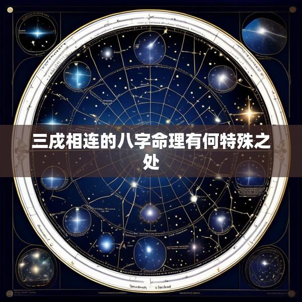三戌相连的八字命理有何特殊之处