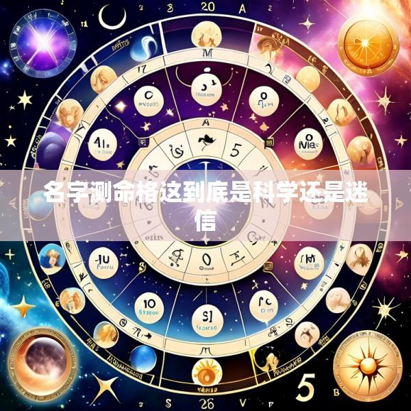 名字测命格这到底是科学还是迷信