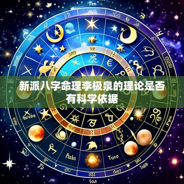 新派八字命理李极泉的理论是否有科学依据