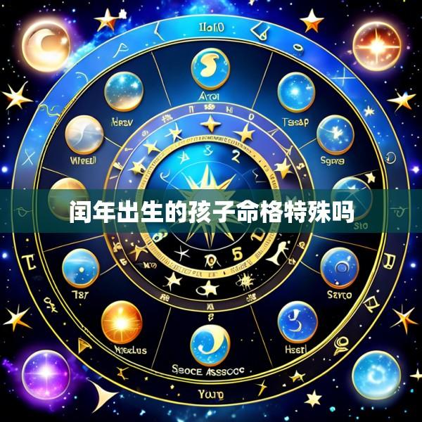 闰年出生的孩子命格特殊吗