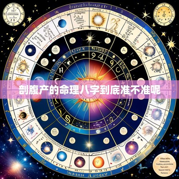 剖腹产的命理八字到底准不准呢