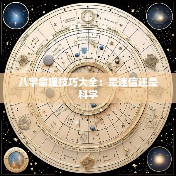 八字命理技巧大全：是迷信还是科学