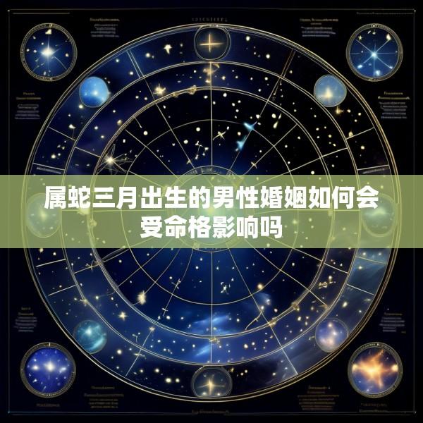 属蛇三月出生的男性婚姻如何会受命格影响吗