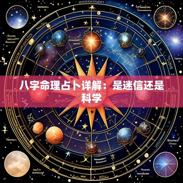 八字命理占卜详解：是迷信还是科学