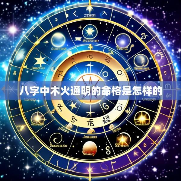 八字中木火通明的命格是怎样的