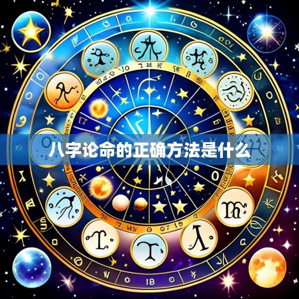 八字论命的正确方法是什么