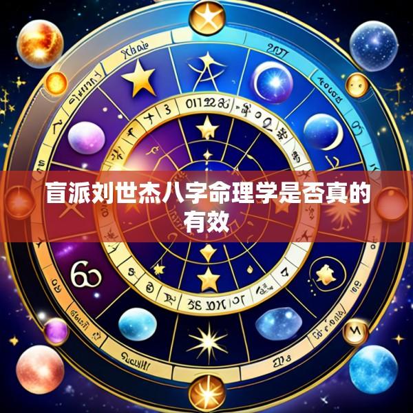 盲派刘世杰八字命理学是否真的有效