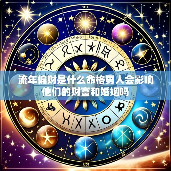 流年偏财是什么命格男人会影响他们的财富和婚姻吗