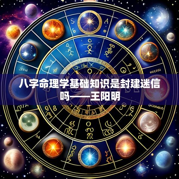 八字命理学基础知识是封建迷信吗——王阳明