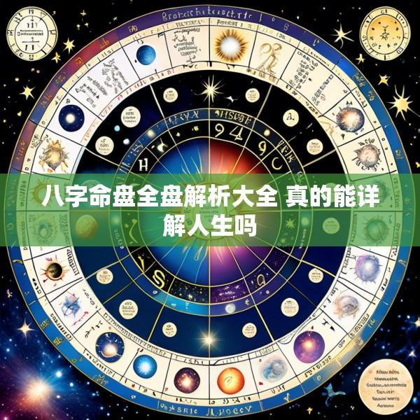 八字命盘全盘解析大全 真的能详解人生吗