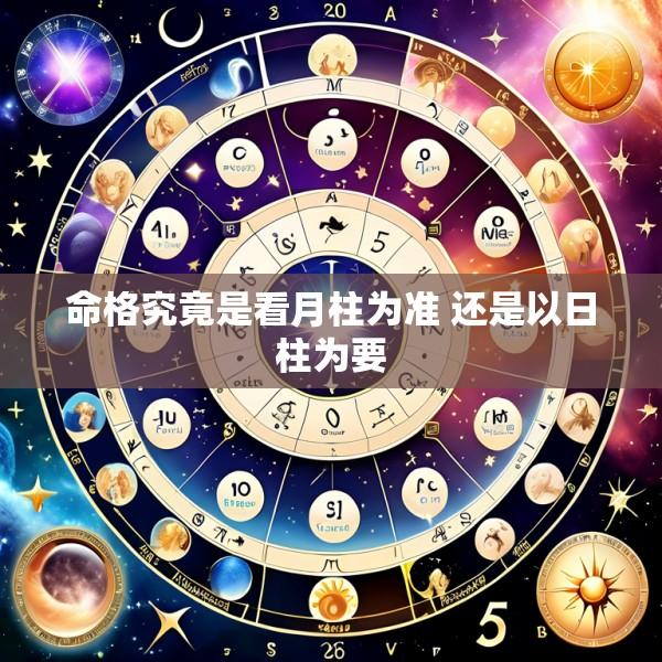 命格究竟是看月柱为准 还是以日柱为要