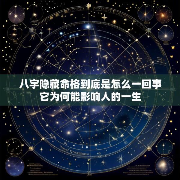八字隐藏命格到底是怎么一回事它为何能影响人的一生