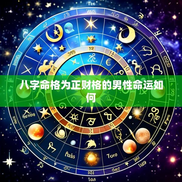 八字命格为正财格的男性命运如何