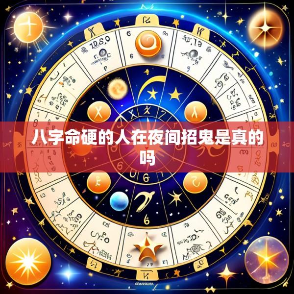 八字命硬的人在夜间招鬼是真的吗
