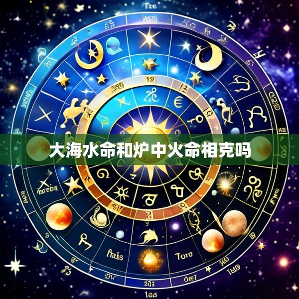 大海水命和炉中火命相克吗