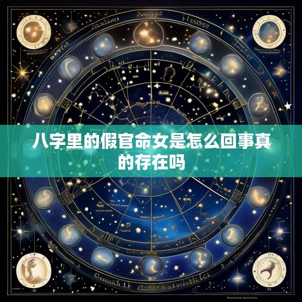 八字里的假官命女是怎么回事真的存在吗