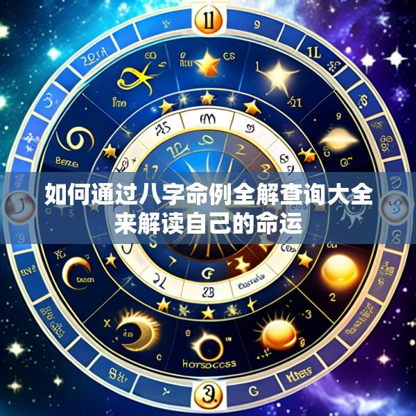 如何通过八字命例全解查询大全来解读自己的命运