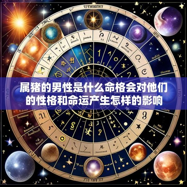属猪的男性是什么命格会对他们的性格和命运产生怎样的影响